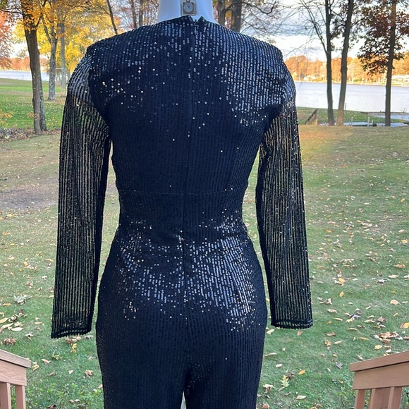 French Connection shimmering festive jumpsuit S - Picture 7 of 14